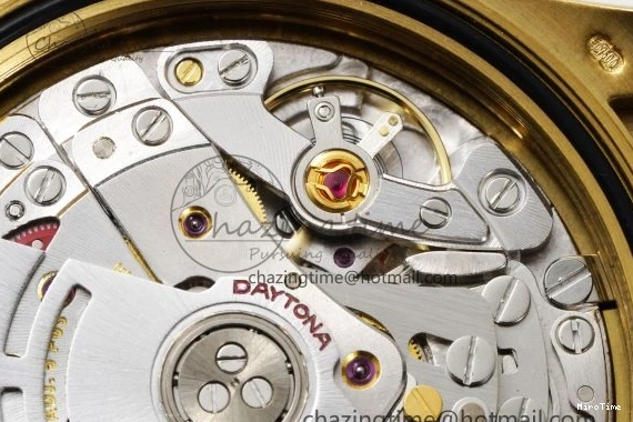 MiroTime 0429 Daytona 116518 BTF 1:1 Best Edition Paul Newman Black YG Dial on Oysterflex Rubber Strap SA4130 V Modern 2259